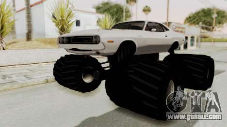 Dodge Challenger 1970 Monster Truck for GTA San Andreas