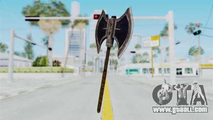Skyrim Iron Battle Axe for GTA San Andreas