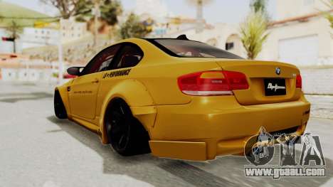 BMW M3 E92 Liberty Walk for GTA San Andreas