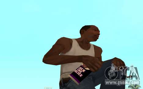 Purple fire weapon pack for GTA San Andreas