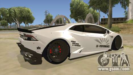 Lamborghini Huracan Liberty Walk for GTA San Andreas