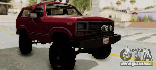 ford bronco 1985 lifted for gta san andreas ford bronco 1985 lifted for gta san andreas