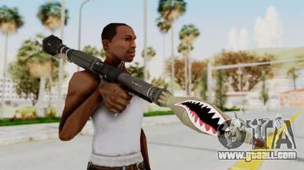 GTA 5 Rocket Launcher Shark mouth for GTA San Andreas
