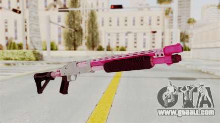 GTA 5 Pump Shotgun Pink for GTA San Andreas