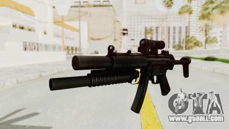 MP5SD with Grenade Launcher for GTA San Andreas