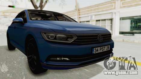 Volkswagen Passat B8 2016 Highline IVF for GTA San Andreas