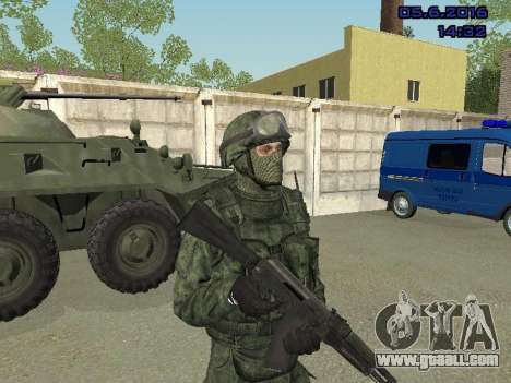 Modern Russian Soldiers pack for GTA San Andreas