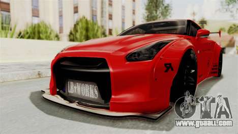 Nissan GT-R R35 Liberty Walk LB Performance v2 for GTA San Andreas