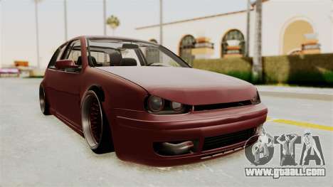 Volkswagen Golf Mk4 V5 Edited for GTA San Andreas