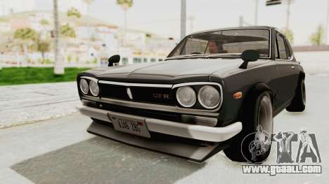 Nissan Skyline KPGC10 1971 Camber for GTA San Andreas