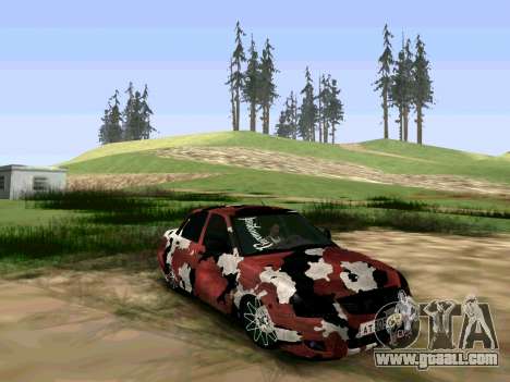 Lada Priora Camouflage for GTA San Andreas