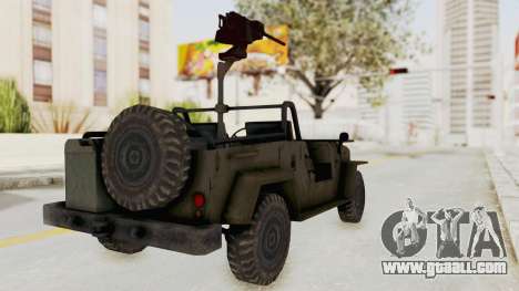 MGSV Jeep for GTA San Andreas