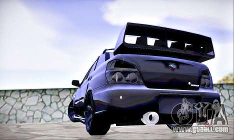 Subaru Impreza WRX STI Dark Knight for GTA San Andreas