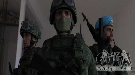 Modern Russian Soldiers pack for GTA San Andreas