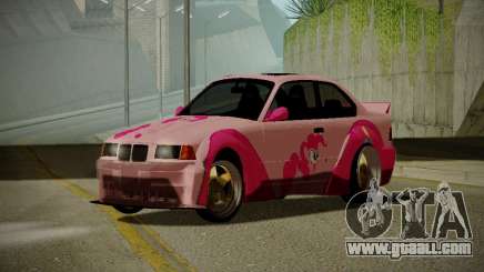 BMW M3 E36 Pinkie Pie for GTA San Andreas