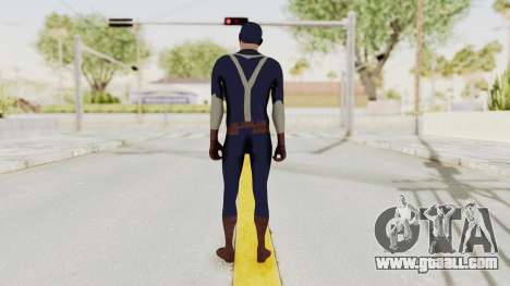 Trevor in Captain America Suit for GTA San Andreas