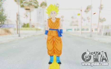 Dragon Ball Xenoverse Female Saiyan SSJ for GTA San Andreas