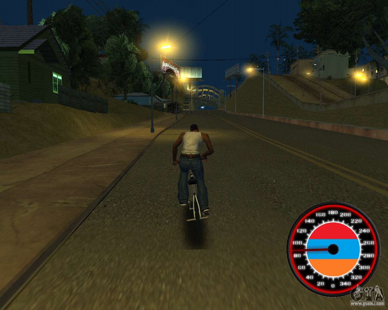 The speedometer in the style of the Armenian flag for GTA ...