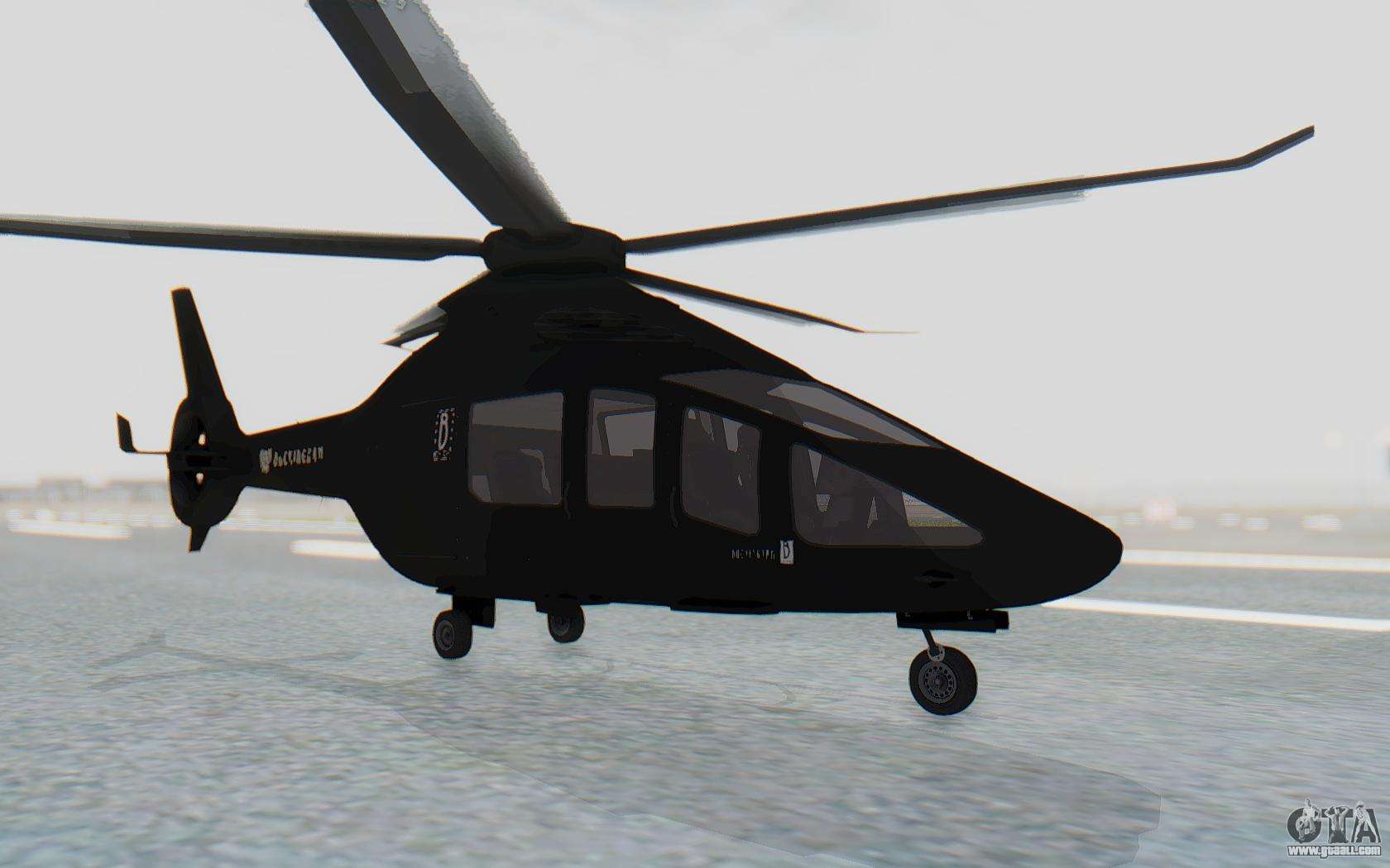 Eurocopter EC-120 PRF para GTA San Andreas