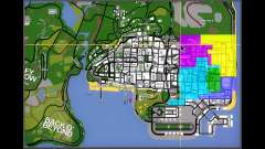 Map for SAMP for GTA San Andreas