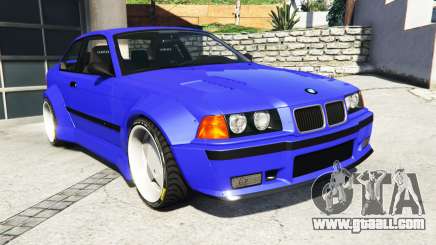 BMW M3 (E36) Street Custom [blue dials] v1.1 for GTA 5