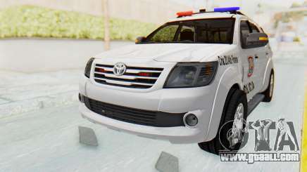 Toyota Fortuner 4WD 2015 Paraguay Police for GTA San Andreas