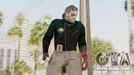 MGSV Phantom Pain Venom Snake Leather Jacket for GTA San Andreas