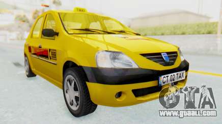 Dacia Logan Taxi for GTA San Andreas