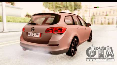 Opel Astra J Tourer for GTA San Andreas