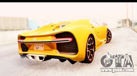 Bugatti Chiron 2017 v2.0 Updated for GTA San Andreas
