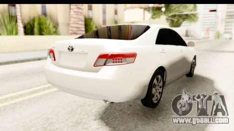Toyota Camry GL 2011 for GTA San Andreas