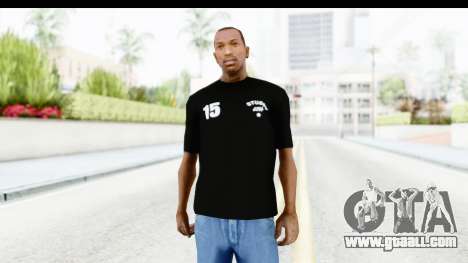 Stussy Black T-Shirt for GTA San Andreas