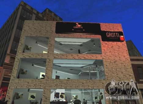 The Grotti dealership in San Fierro for GTA San Andreas