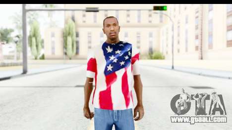 T-Shirt USA Flag for GTA San Andreas