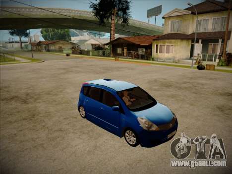 Nissan Note 2008 for GTA San Andreas