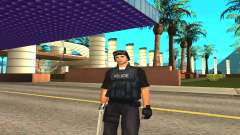 Original SWAT skin without a mask for GTA San Andreas