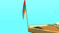 Armenian Flag On Mount Chiliad V-2.0 for GTA San Andreas