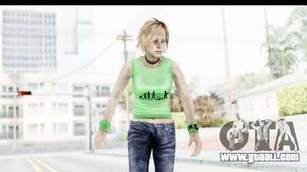 Silent Hill 3 - Heather Sporty Green Evolution for GTA San Andreas