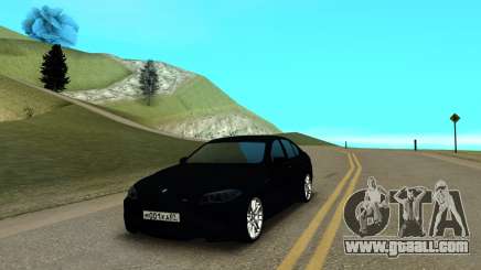 BMW M5 F10 black for GTA San Andreas