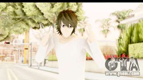 L Lawliet (Death Note) for GTA San Andreas