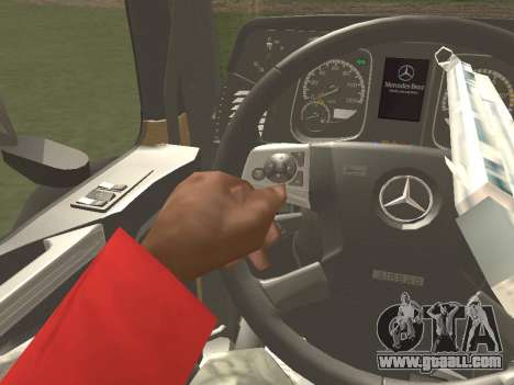 Mercedes-Benz Actros Mp4 6x2 v2.0 Steamspace for GTA San Andreas