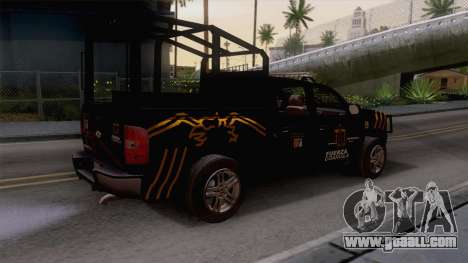 Chevrolet Silverado de la Fuerza Coahuila for GTA San Andreas