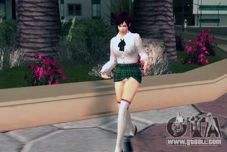 Kokoro Slutty Schoolgirl for GTA San Andreas