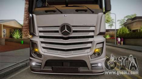 Mercedes-Benz Actros Mp4 4x2 v2.0 Steamspace v2 for GTA San Andreas