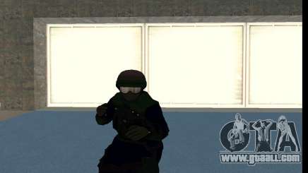 GTA 5 FIB SWAT Blue for GTA San Andreas