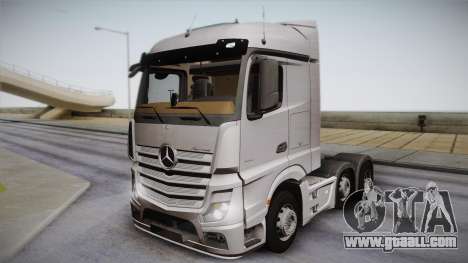 Mercedes-Benz Actros Mp4 6x2 v2.0 Steamspace for GTA San Andreas