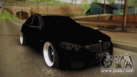 BMW M3 F30 for GTA San Andreas