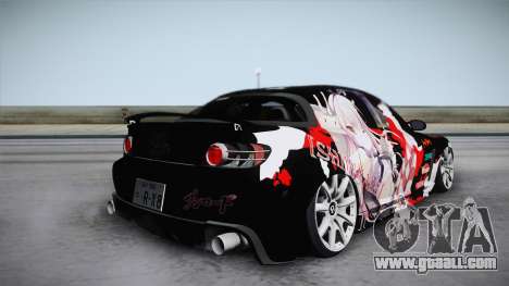Mazda RX-8 VIP Stance Shimakaze Itasha for GTA San Andreas