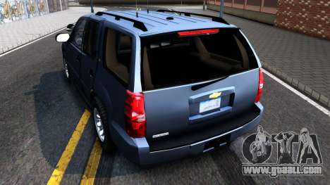 Chevy Tahoe Metro Police Unmarked 2012 for GTA San Andreas