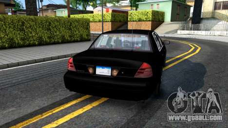 Ford Crown Victoria OHSP Unmarked 2010 for GTA San Andreas